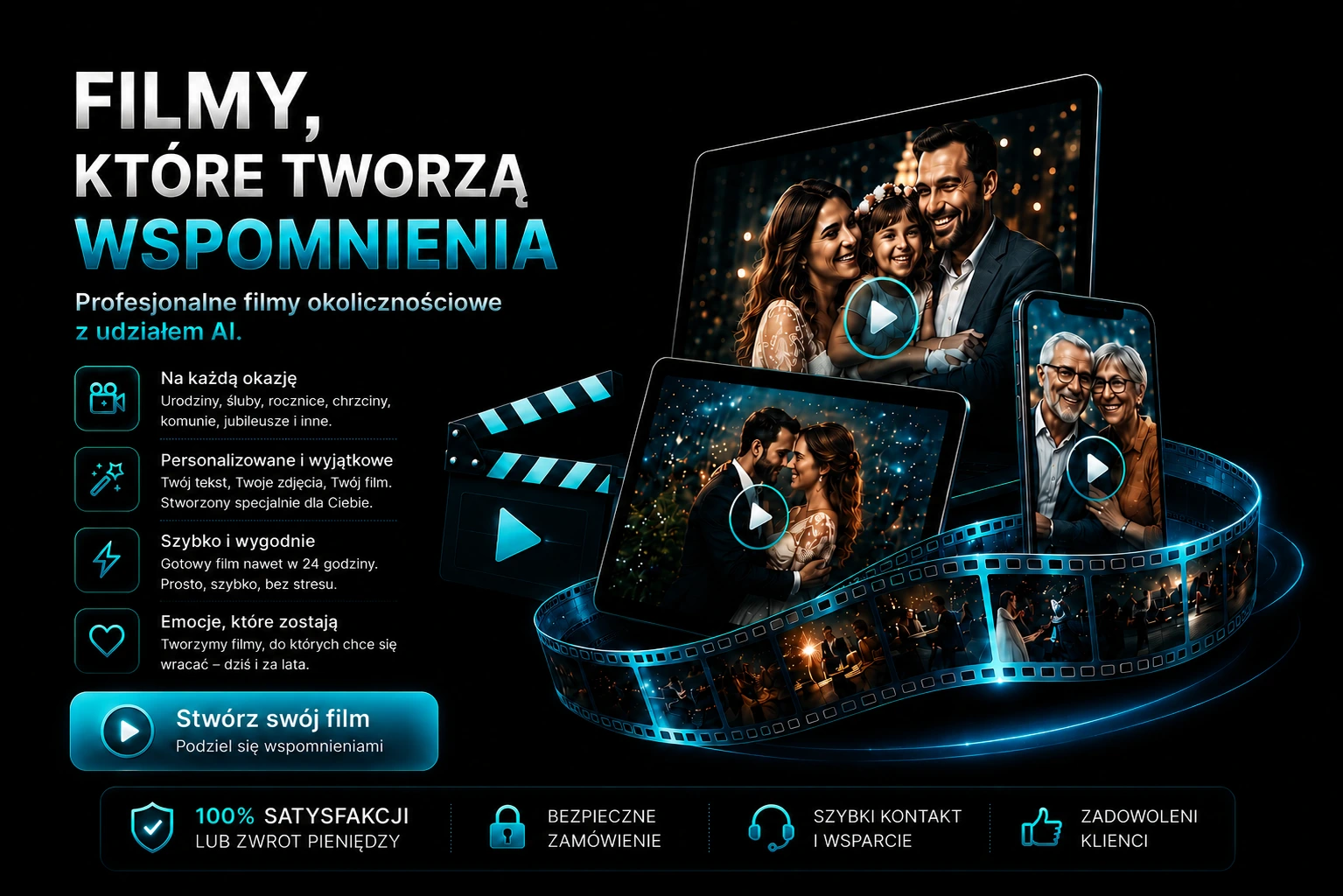 Personalizowane Wideo Życzenia AI